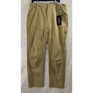 Fioboc Performance Pants Mens 2XL Khaki New‎ Tactical Hiking Outdoor Trousers
